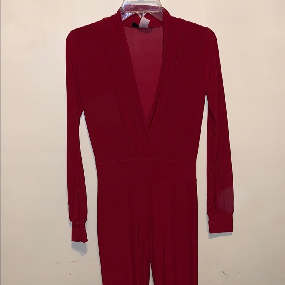 Dark red jumper